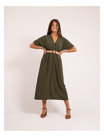 Robe longue et ceinture ICALEST