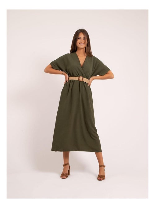 Robe longue et ceinture ICALEST - Kiabi