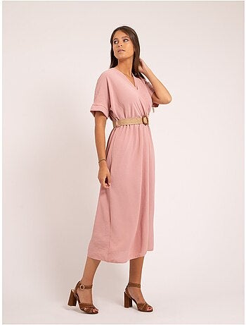 Robe longue et ceinture ICALEST