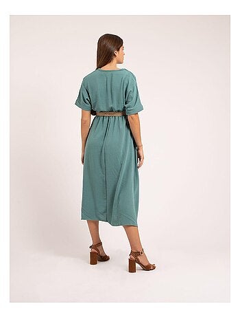 Robe longue et ceinture ICALEST