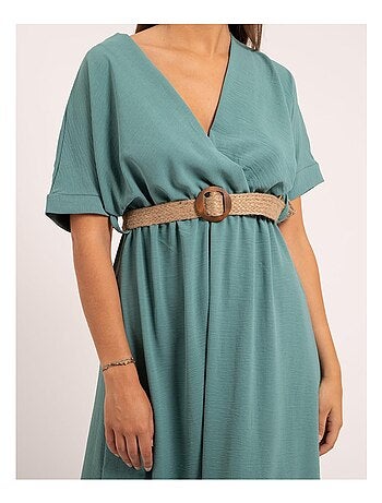 Robe longue et ceinture ICALEST