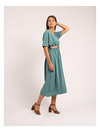 Robe longue et ceinture ICALEST