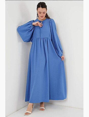 Robe longue et modeste à manches ballon bdart