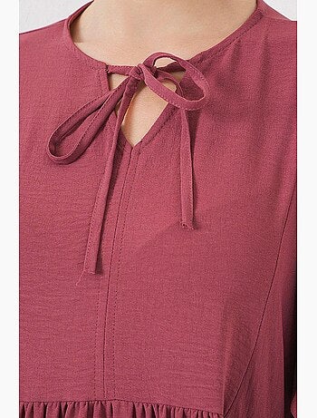 Robe longue et modeste à manches ballon bdart