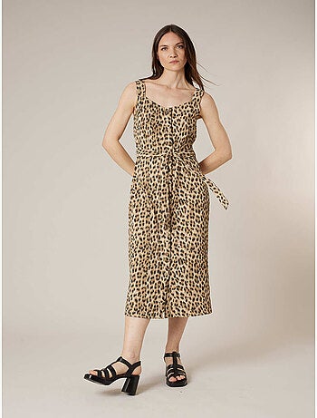 Robe longue femme fluide 'Deeluxe'