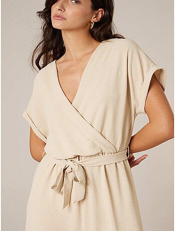 Robe longue femme fluide 'Deeluxe'