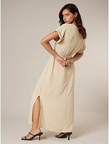 Robe longue femme fluide 'Deeluxe'