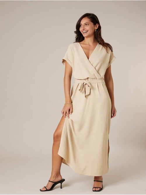 Robe longue femme fluide 'Deeluxe' - Kiabi