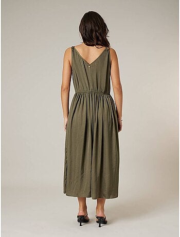 Robe longue femme fluide 'Deeluxe'