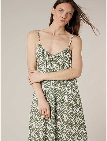 Robe longue femme fluide 'Deeluxe'