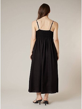 Robe longue femme fluide 'Deeluxe'