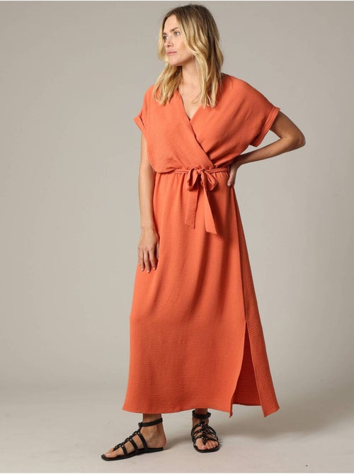 Robe longue femme fluide 'Deeluxe' - Kiabi