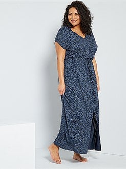 Robe longue fendue - Kiabi