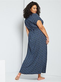 Robe longue fendue - Kiabi