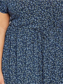 Robe longue fendue - Kiabi