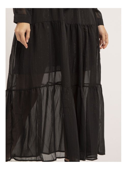 Robe longue fil lurex IZIDA - Kiabi