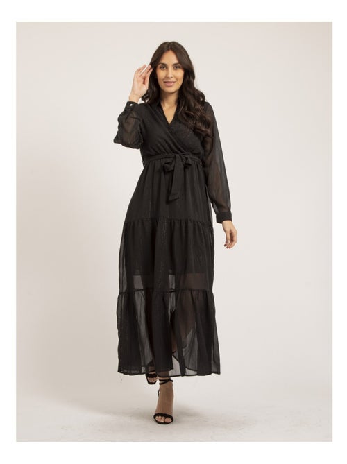 Robe longue fil lurex IZIDA - Kiabi