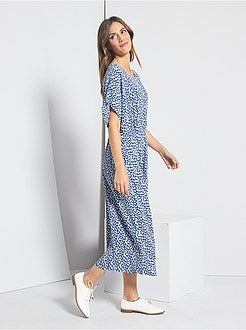 Robe longue fleurie - Kiabi
