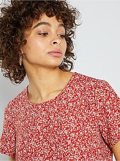 Robe longue fleurie - Kiabi