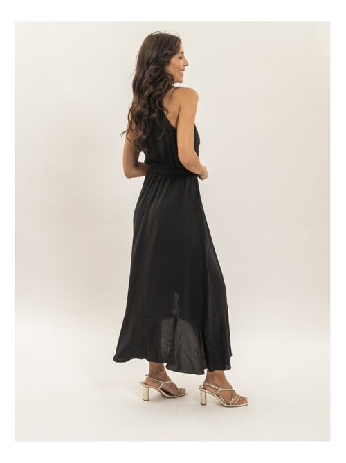 Robe longue fluide avec volants INIVA - Kiabi