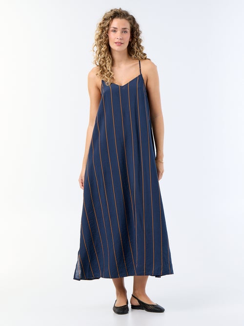 Robe longue fluide - Kiabi