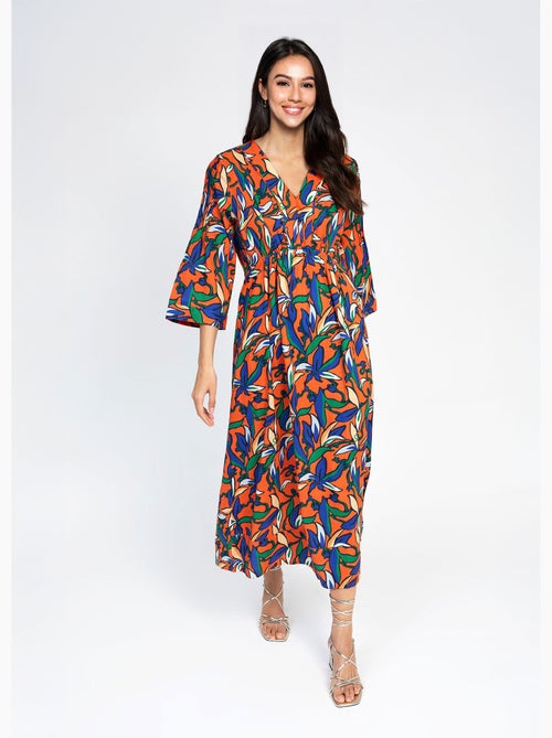 Robe longue fluide motif coloré - AFIBEL - Kiabi Robe longue fluide motif coloré - AFIBEL - Kiabi