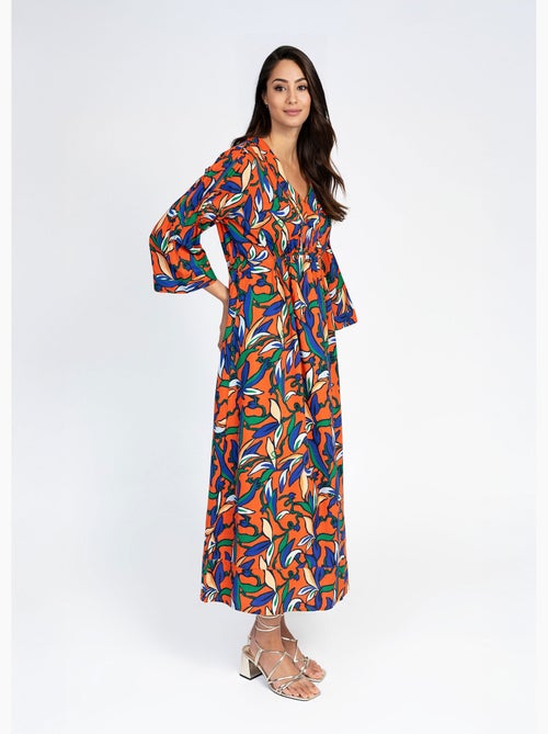 Robe longue fluide motif coloré - AFIBEL - Kiabi Robe longue fluide motif coloré - AFIBEL - Kiabi