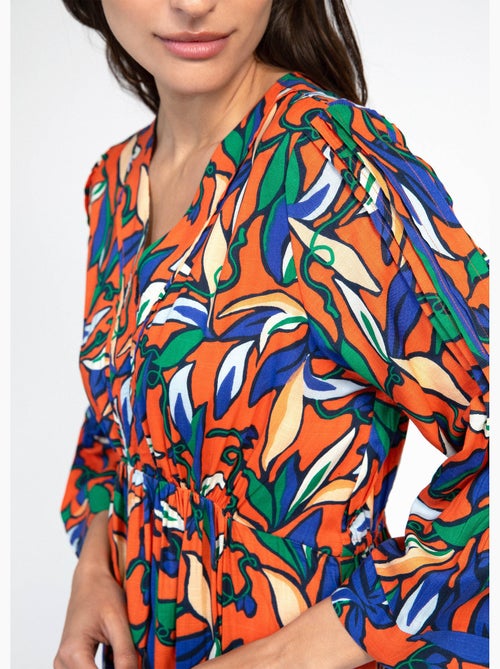 Robe longue fluide motif coloré - AFIBEL - Kiabi Robe longue fluide motif coloré - AFIBEL - Kiabi