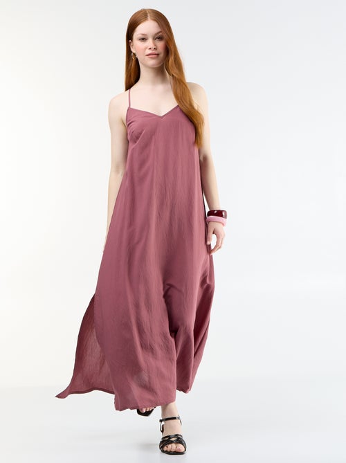 Robe longue fluide - Kiabi
