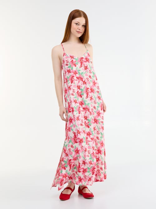 Robe longue fluide - Kiabi
