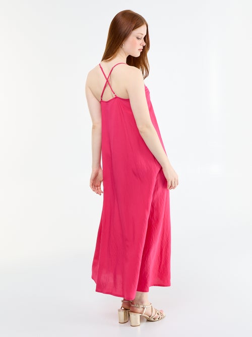 Robe longue fluide - Kiabi