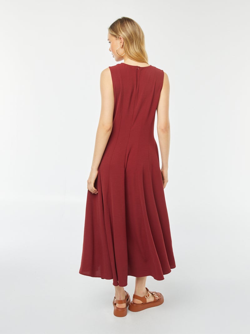 Robe Sans Manches Rouge DPAM - Taille 18-24 Mois (23 Mois) - Occasion Très Bon état