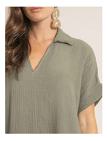 Robe longue gaze de coton ipelor