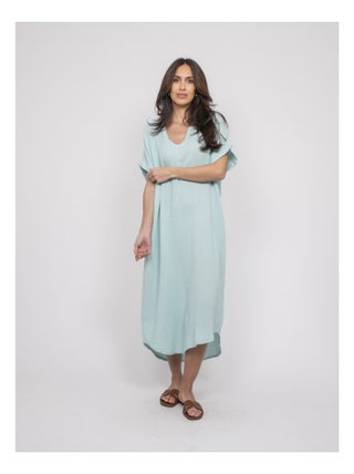 Robe longue gaze de coton IPELOR