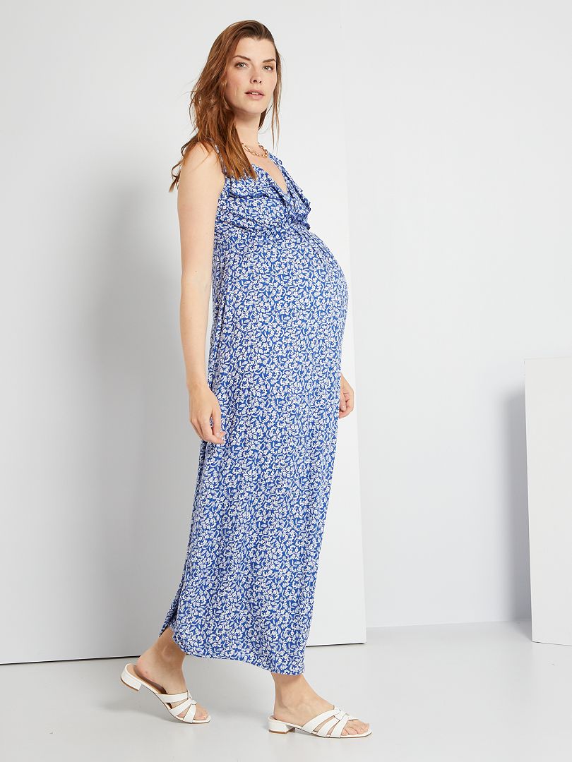 Robe longue grossesse bleu Kiabi 25.00€