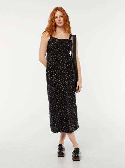 Robe longue grossesse sans manches - Kiabi