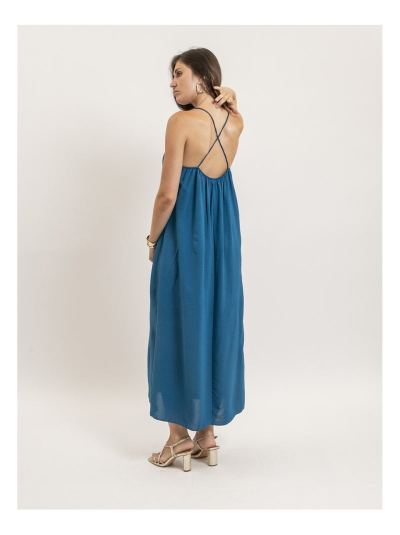 Robe longue IGGY Bleu canard - Kiabi
