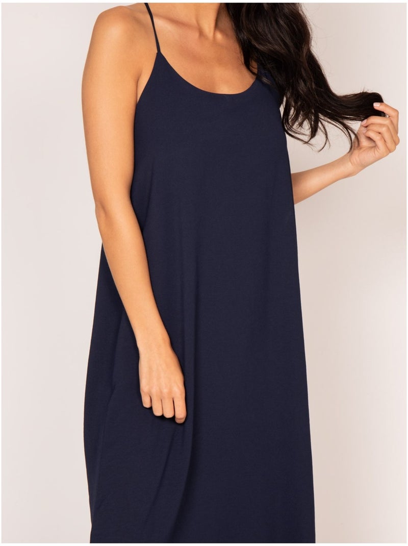 Robe longue IGGY Bleu marine - Kiabi