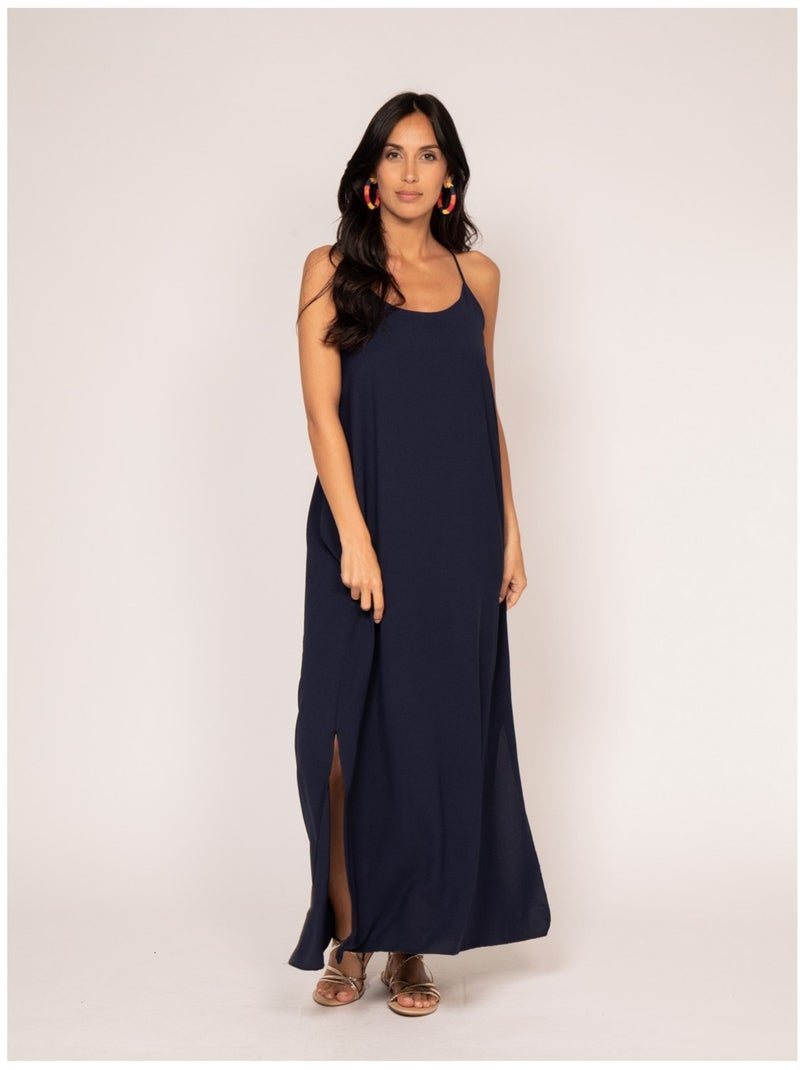 Robe longue IGGY Bleu marine - Kiabi