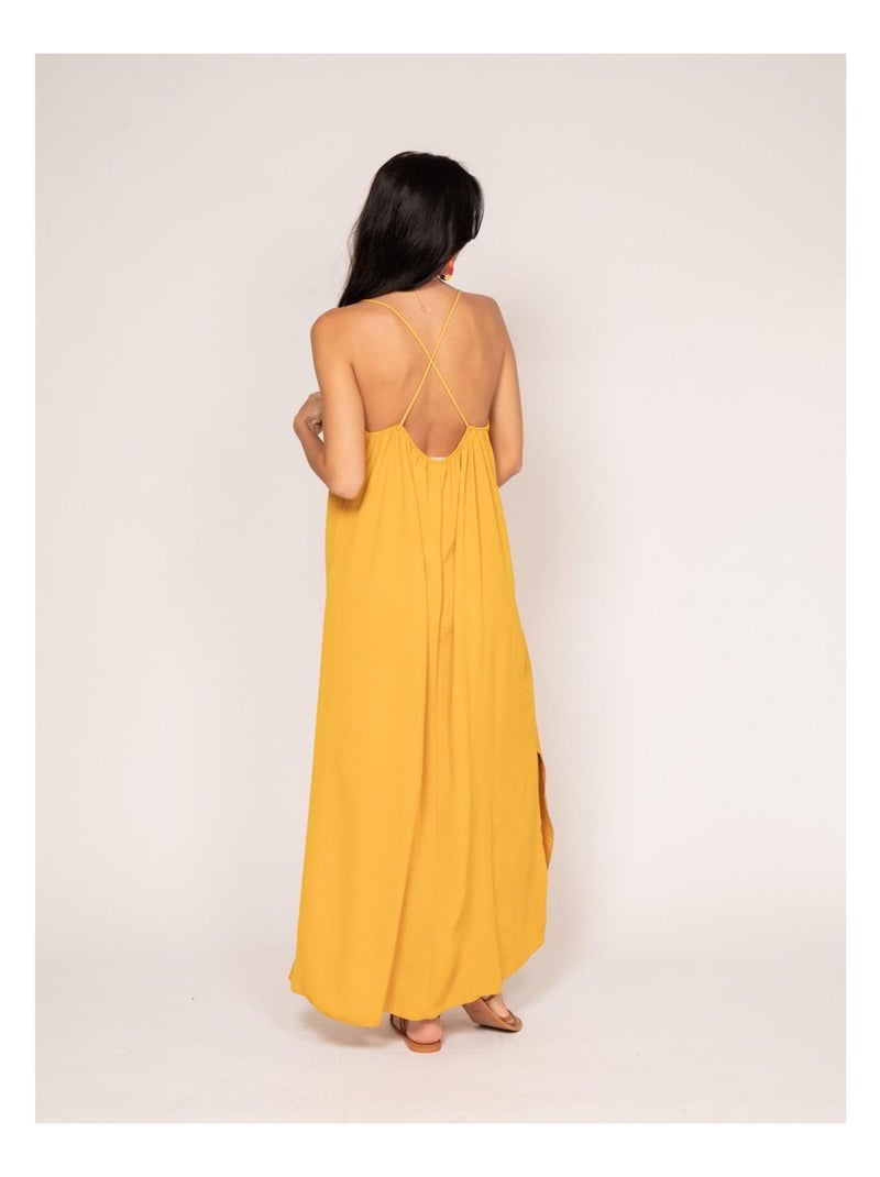 Robe longue IGGY Moutarde - Kiabi
