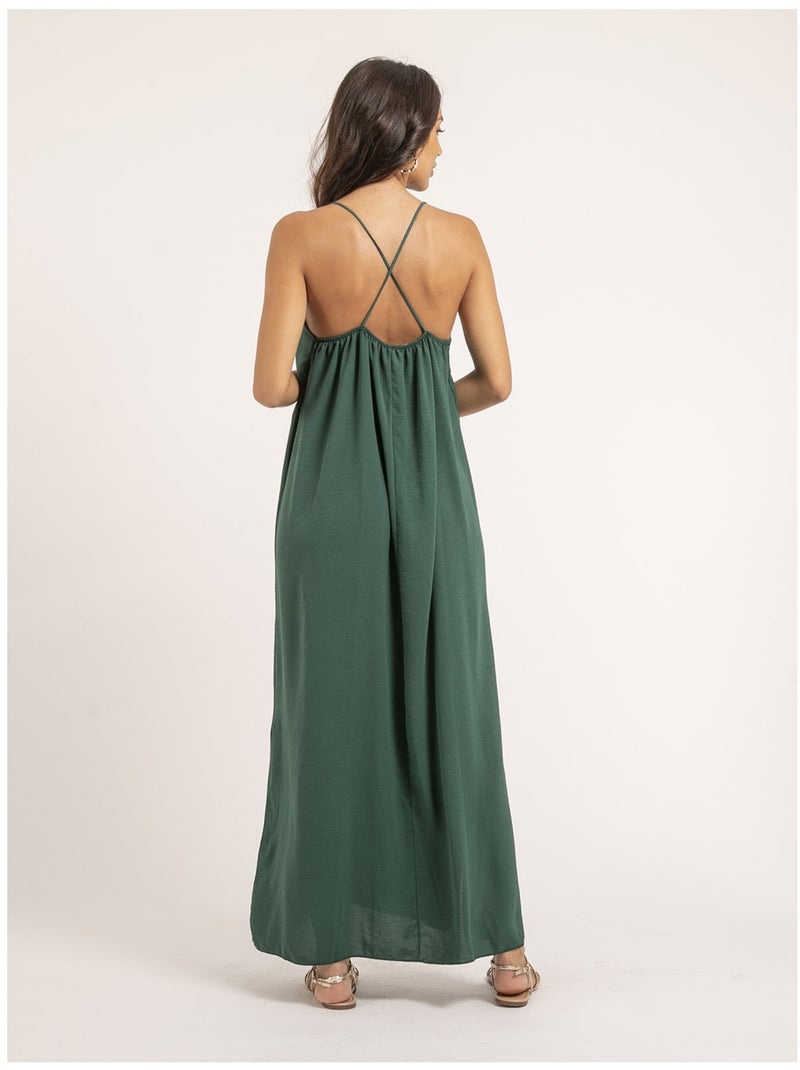 Robe longue IGGY Vert foncé - Kiabi