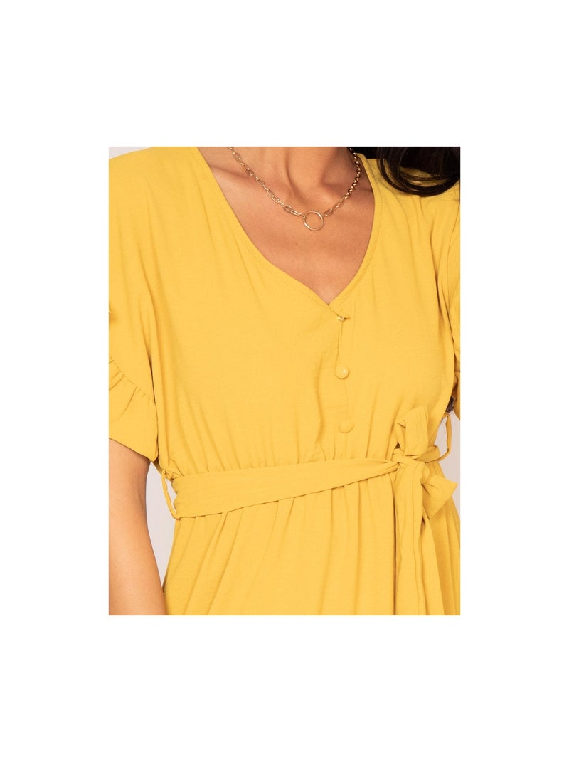 Robe longue IJAZZ Moutarde - Kiabi