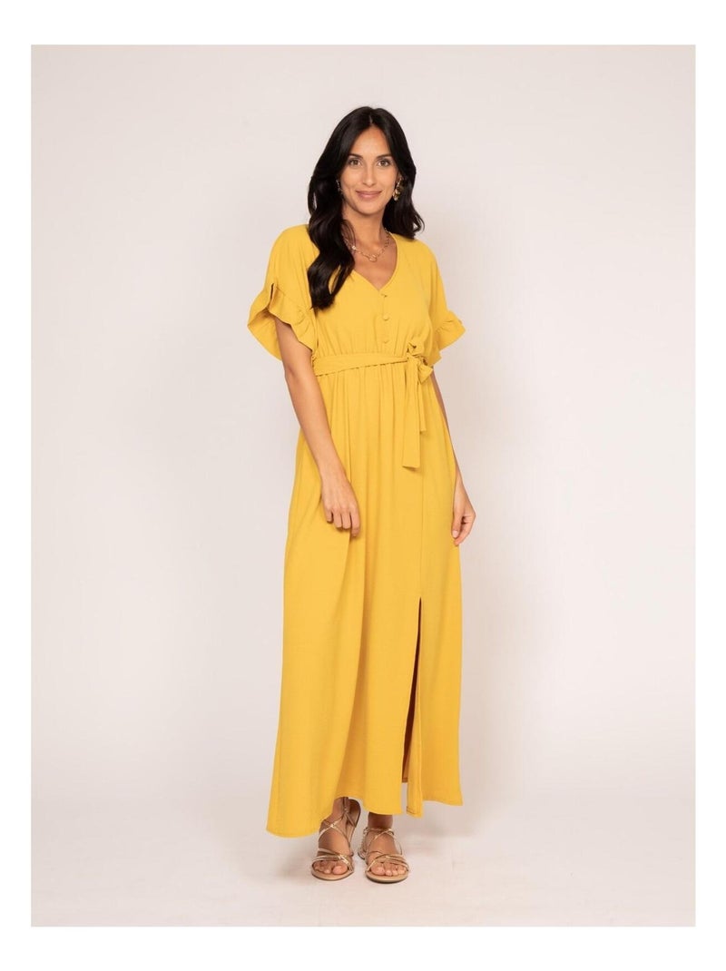 Robe longue IJAZZ Moutarde - Kiabi