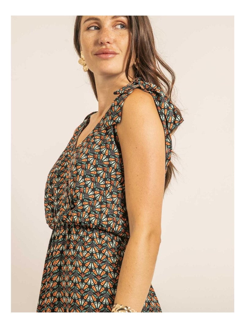 Robe longue ILIANA Vert - Kiabi