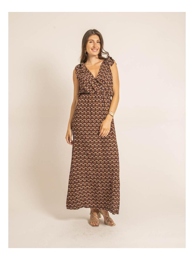 Robe longue ILIANA Violet - Kiabi