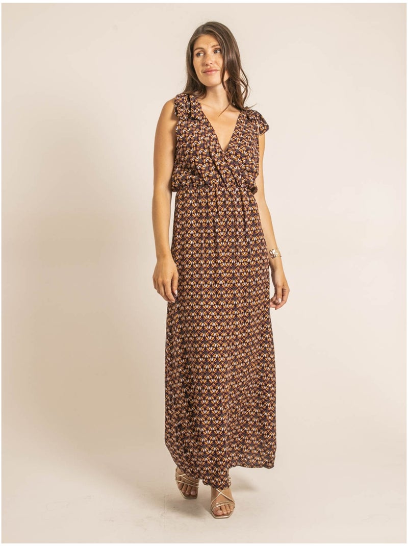 Robe longue ILIANA Violet - Kiabi