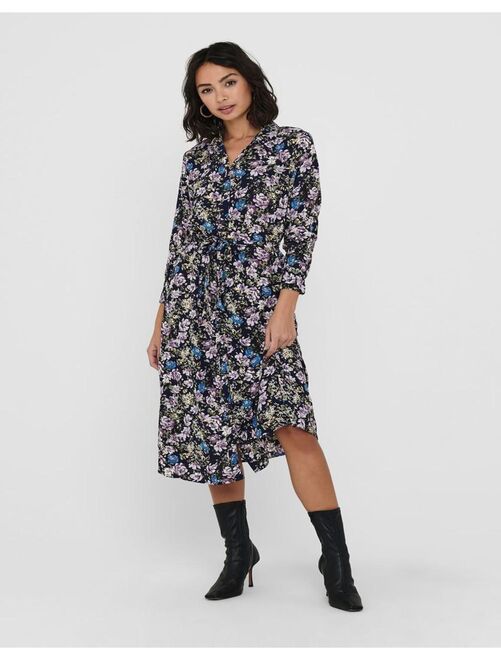 Robe fleurie longue femme