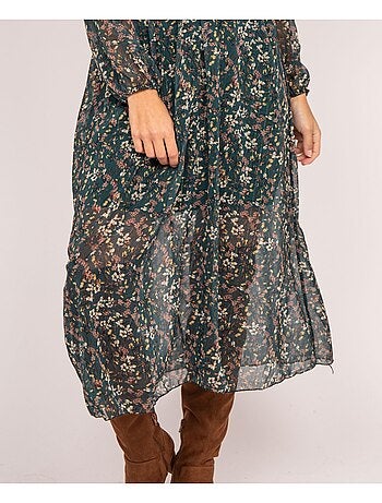 Robe longue imprime INCA