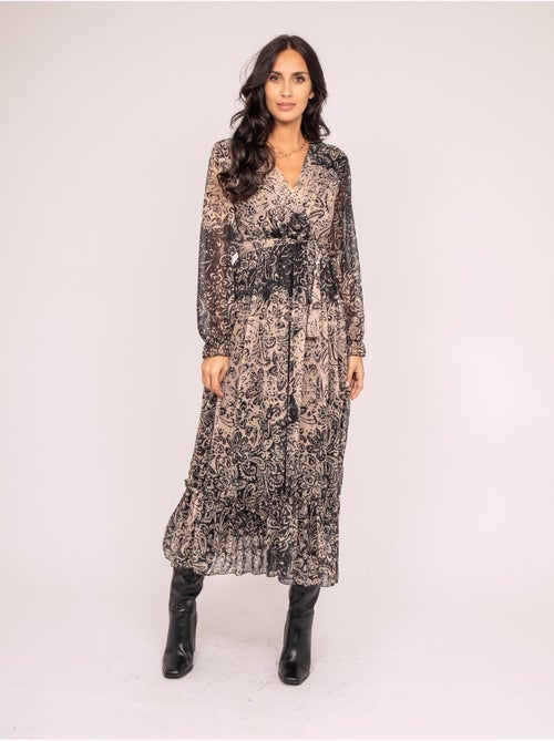 Robe longue imprime IVIK - Kiabi