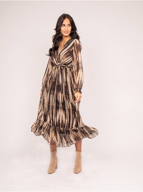 Robe longue imprime IZAN - Kiabi